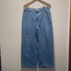 Vintage 90s Zonz baggy straight wide pipe leg blue jeans 34 x 30 Mens